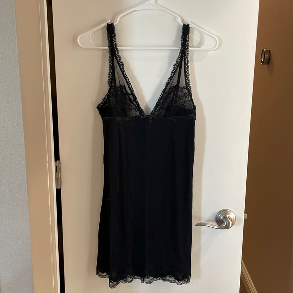 Victoria’s Secret Very Sexy Black Lace & Satin Slip